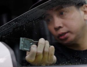 Front car window tinting in Clinton